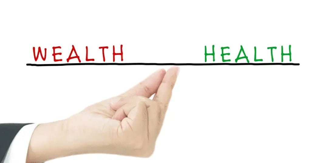 entrepreneurs need to balance health and pursuit of wealth