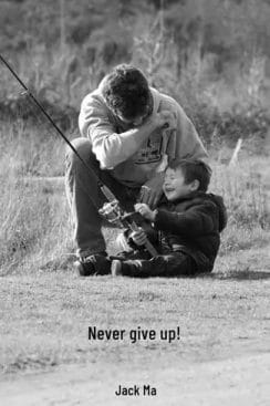 quote on never give up