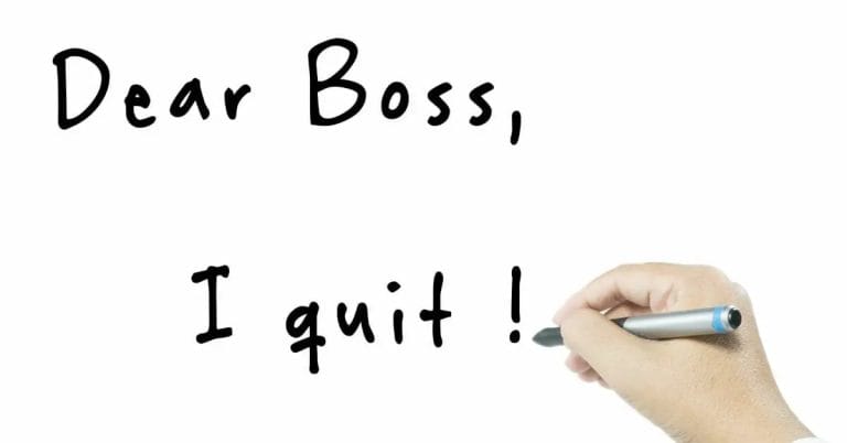 Dear Boss I quit