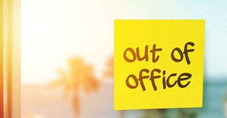 planned breaks - out of office